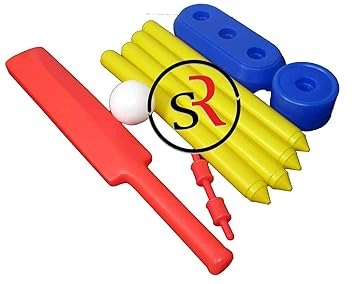 Skyhigh 20-20 Pro Challenge Ekta Junior Cricket Set – Lightweight Plastic Bat & Ball Kit for Kids' Outdoor & Indoor Fun