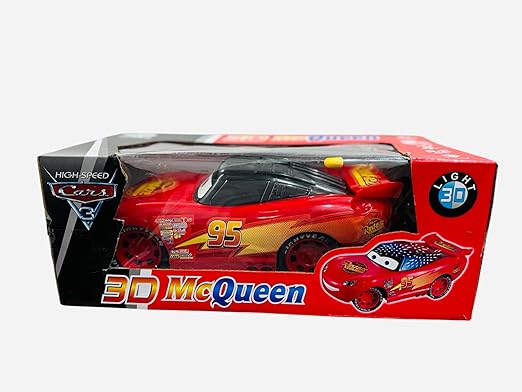 Lightning 3D McQueen RC Car – Remote Control Toy for Boys & Girls – Ages 3+
