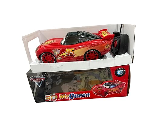 Lightning 3D McQueen RC Car – Remote Control Toy for Boys & Girls – Ages 3+