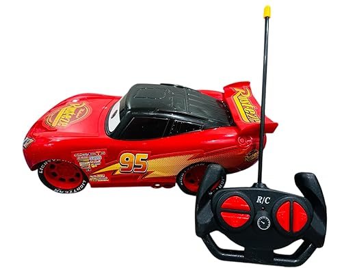 Lightning 3D McQueen RC Car – Remote Control Toy for Boys & Girls – Ages 3+