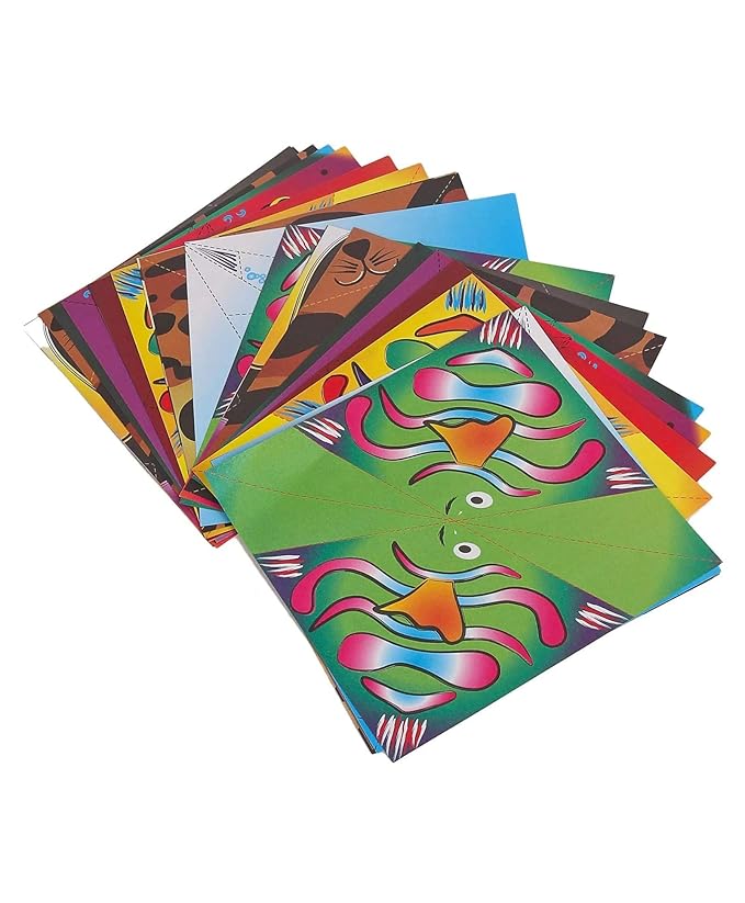 RATNA'S DIY Origami Animals. Origami Sheets Included Inside.Create Your OWN Jungle with The Help of Origami (Multicolor)