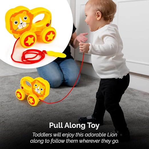 Ratna’s My First Play 5-in-1 Set – Rocket Stacker, Teddy Roly Poly, Shape Sorter, Ball Car, Lion