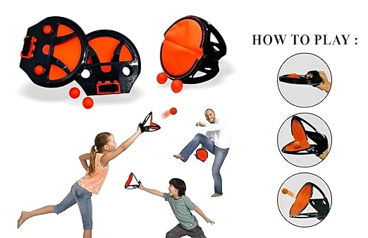 Ultimate Catch Ball Game Set Outdoor Throw & Catch Toy for Kids Includes 2 Catchers & Balls Ideal for Active Play Fun for Boys & Girls Perfect for Ages 5 and Up