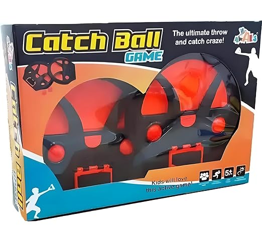 Ultimate Catch Ball Game Set Outdoor Throw & Catch Toy for Kids Includes 2 Catchers & Balls Ideal for Active Play Fun for Boys & Girls Perfect for Ages 5 and Up