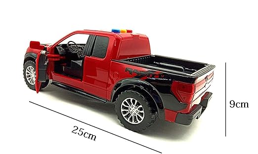 Battery & Friction Raptor F-150 Truck – Lights, Sounds & Action – Kids Vehicle Toy