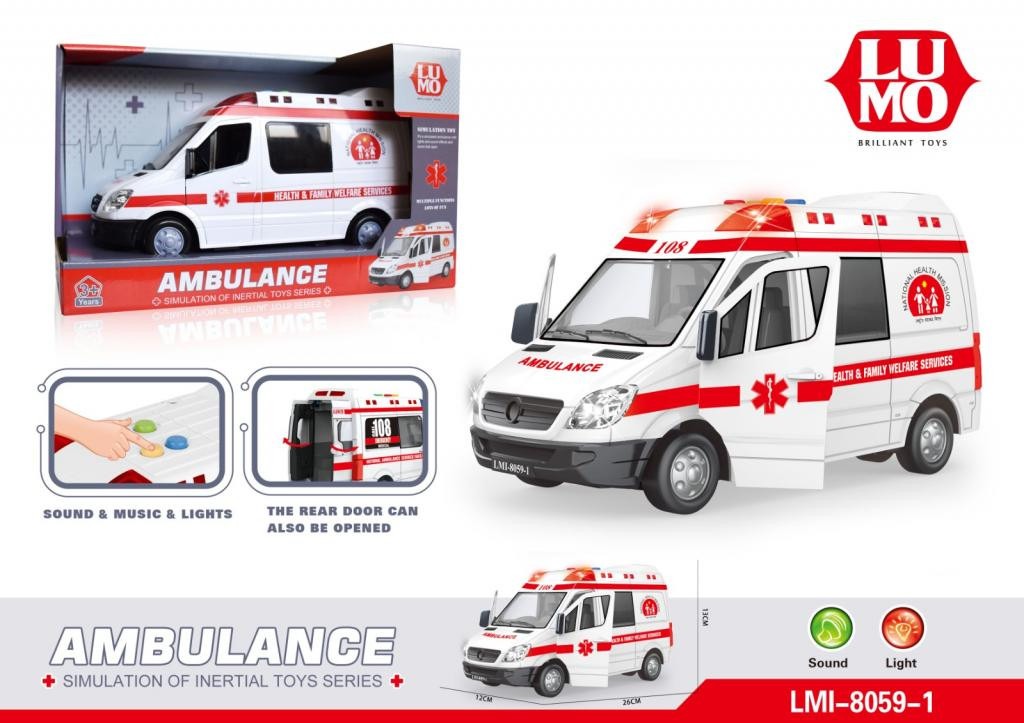 Ready for Action! AMBULANCE LMI-8059-1 IN Brings Emergency Adventures to Life