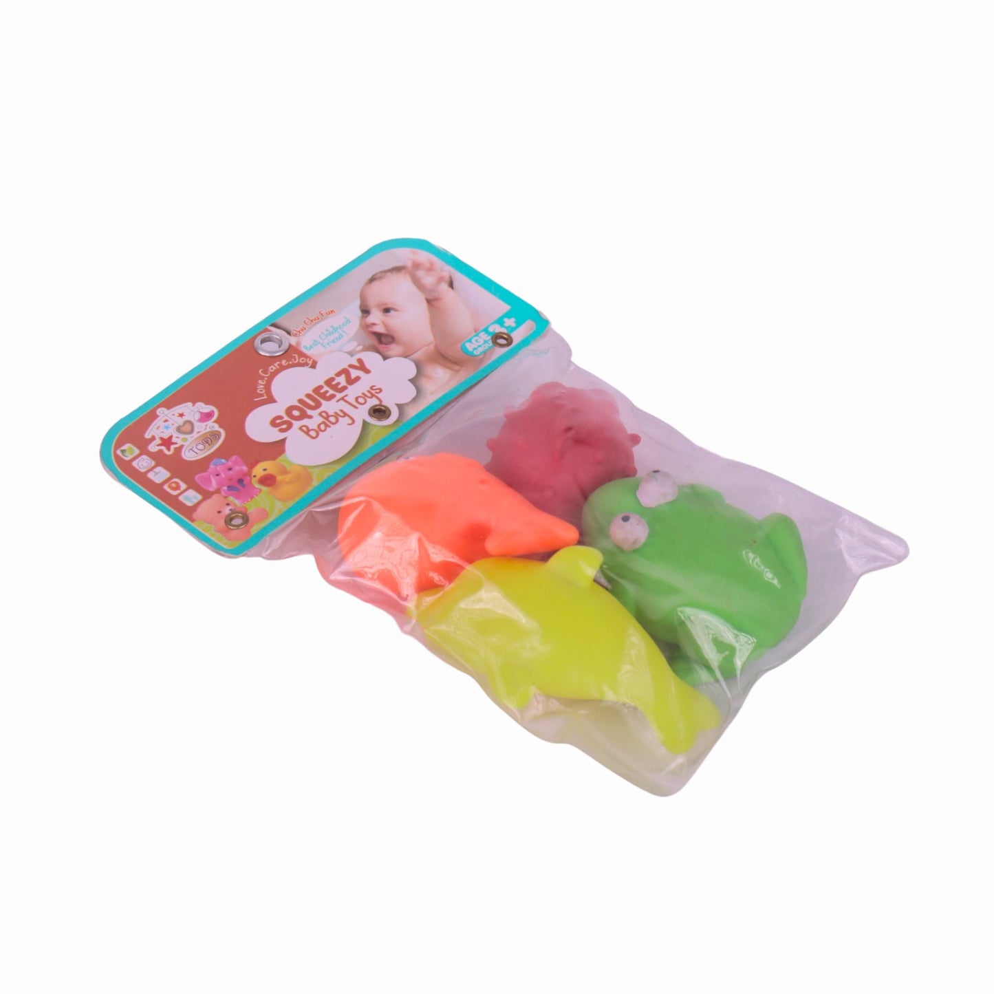 Squeezy Toys 4PCS Set – Fun, Colorful Stress Relief & Sensory Play for Kids & Adults