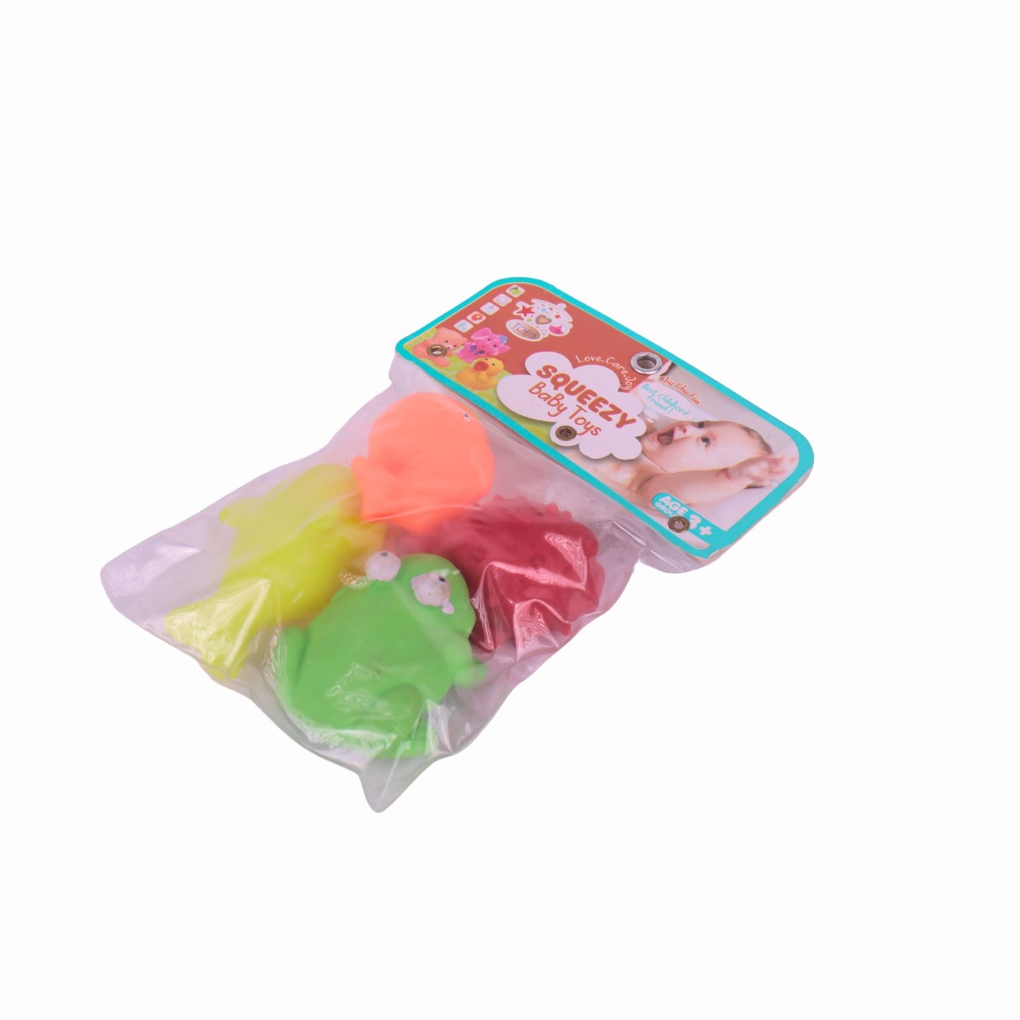 Squeezy Toys 4PCS Set – Fun, Colorful Stress Relief & Sensory Play for Kids & Adults