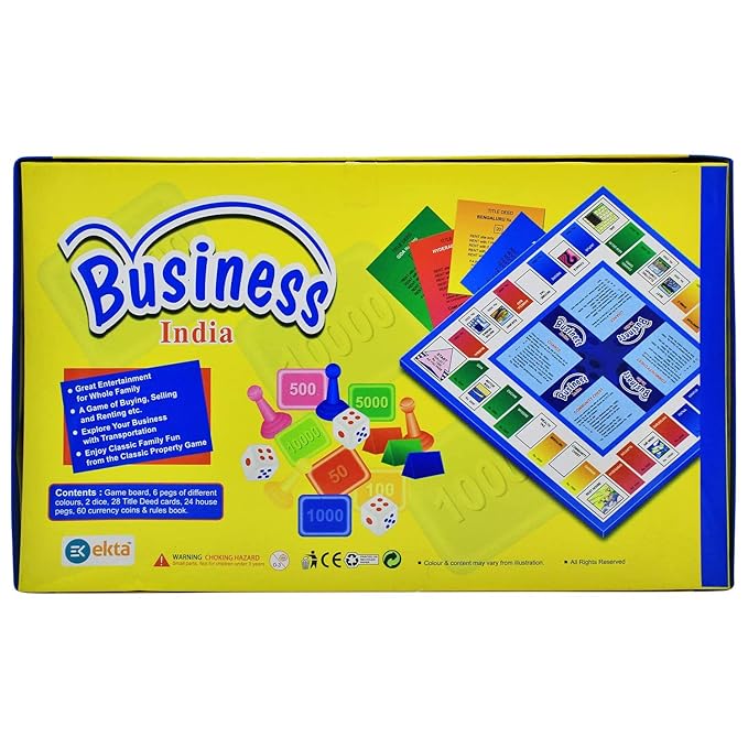 EKTA Business India 2-6 Players Game for Kids 8 Years