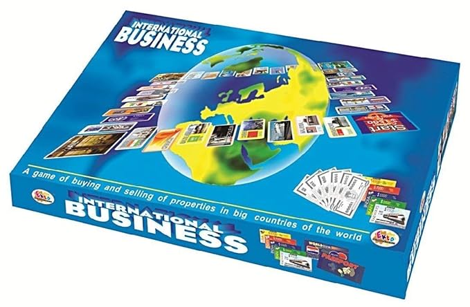 EKTA Plastic and Paper International Business Family Board Game (Multicolour)for-All Ages Big Kid