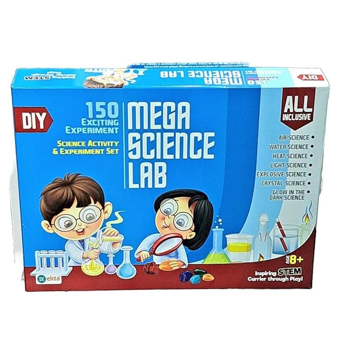 Ekta Mega Science Lab DIY Kit Featuring 150 Experiments