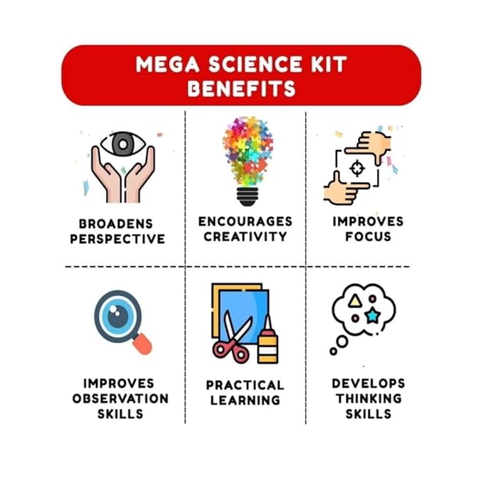 Ekta Mega Science Lab DIY Kit Featuring 150 Experiments