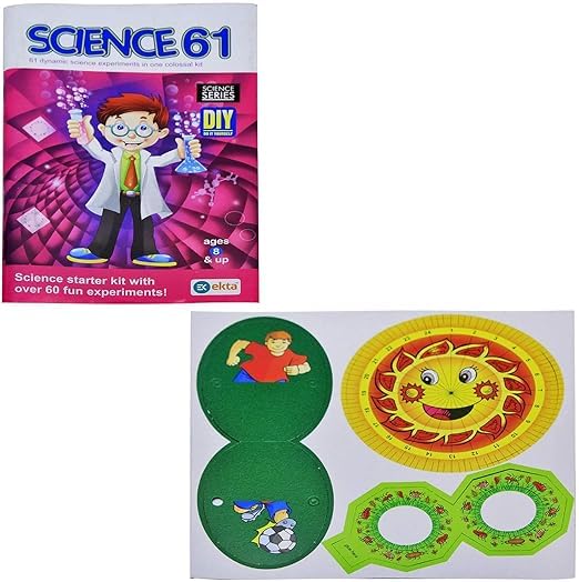Science 61 DIY Lab Kit 61 Dynamic Science Experiments Ages 8 and Up