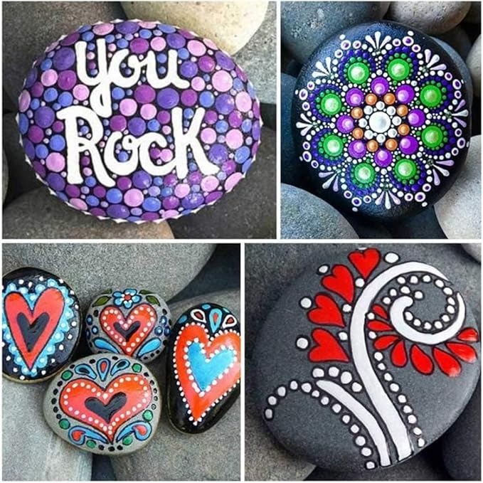 Generic DIY Rock Painting Set - Funny Interactive Stone Painting Kit - Educational Toy - Kids