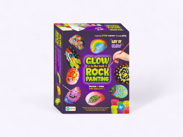 Ekta Glow-in-the-Dark Rock Painting Kit