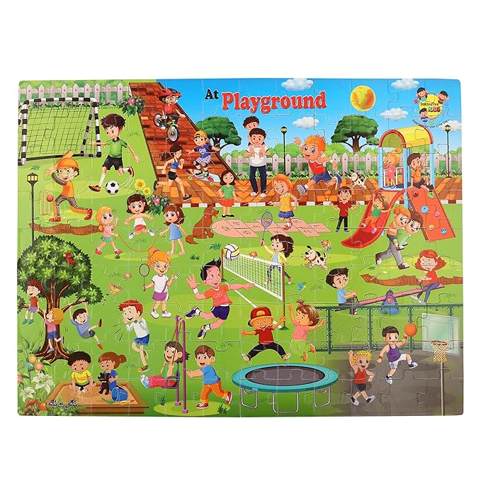 Innovative KIDS Floor Puzzle for 4 Age Kids(108 Piece) (at Playground)
