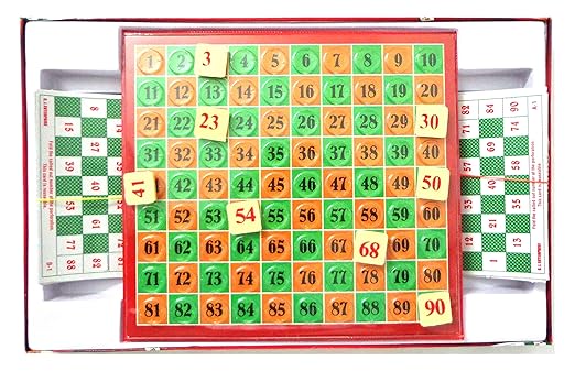 Housie Game with 48 Reusable Cards – Family & Friends Indoor Fun – Ages 5+