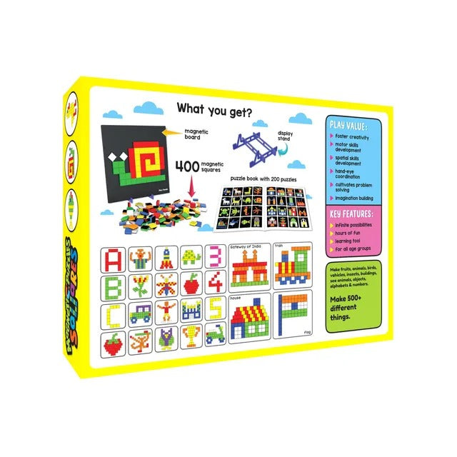 MAGNETIC PUZZLE SQUARE – Connect, Create & Challenge Your Mind!