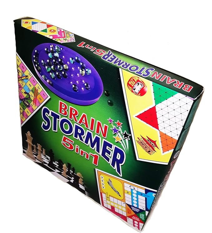 5-in-1 Family Game Set – Ludo, Chess, Business, Snakes & Ladders, and More