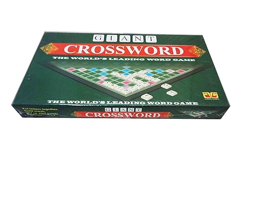 Giant Crossword Board Game – Vocabulary Learning Word Building Fun for Family