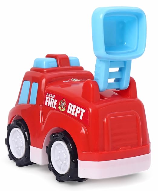 Fire Engine Friction Toy for Kids Durable & Safe Push-and-Go Vehicle Fun & Educational Playtime Toy Ideal Gift for Boys and Girls