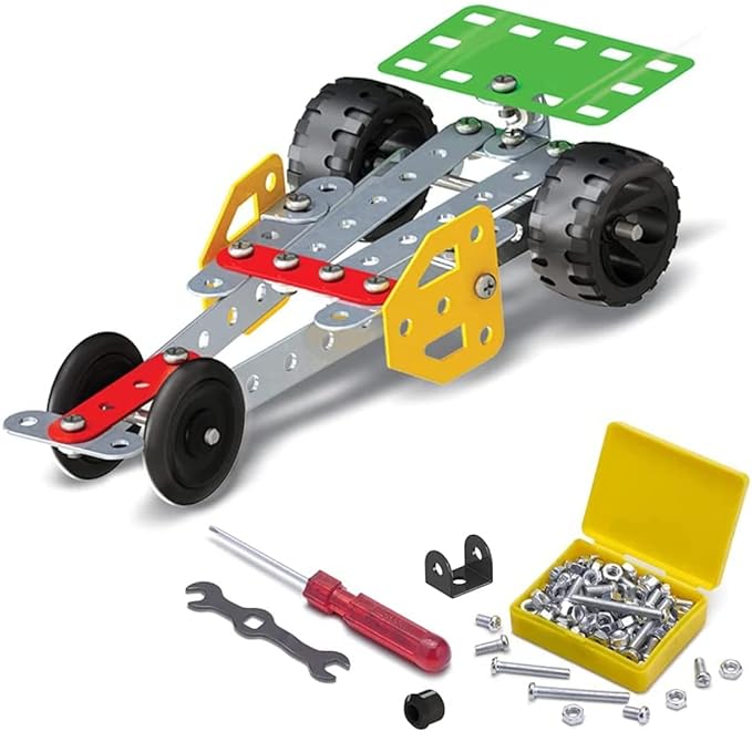 MECHANIX - 0 DIY Metal Educational Learning Stem Building and Construction Toys Multicolor