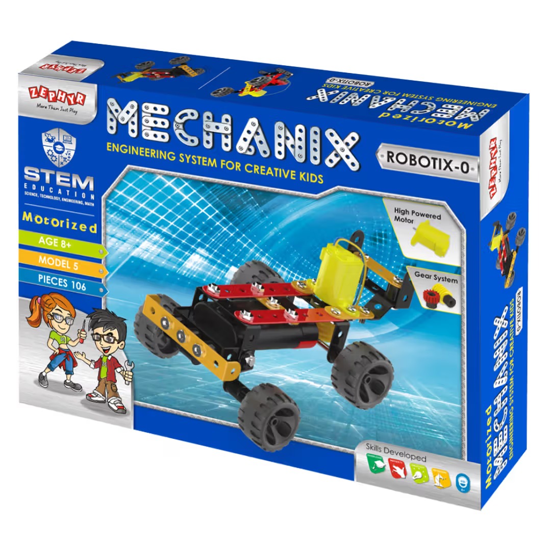 MECHANIX ROBOTIX-0 ZT – STEM Learning Robotics Kit for Kids (Build & Play)