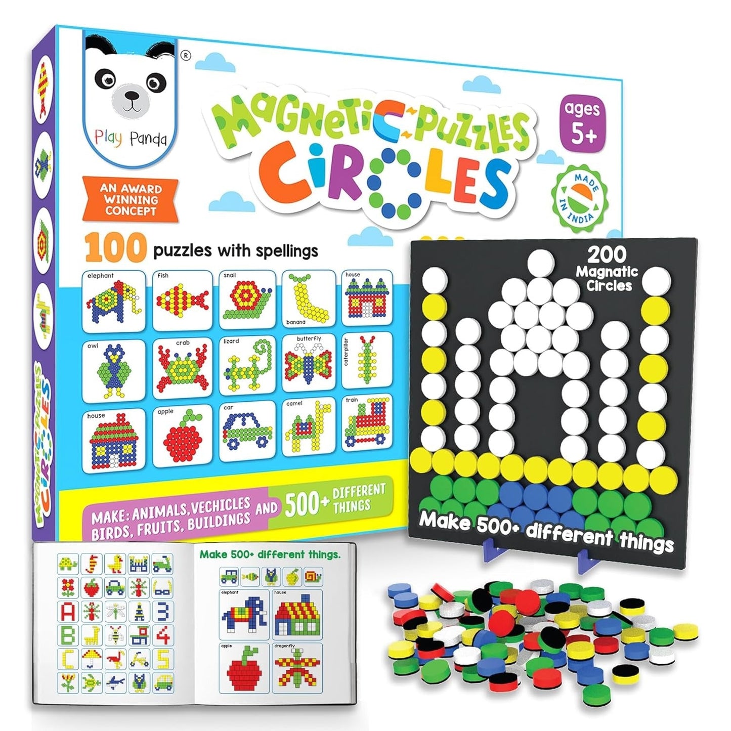 Magnetic Puzzle Circle – Fun, Portable, and Perfect for Developing Kids’ Skills