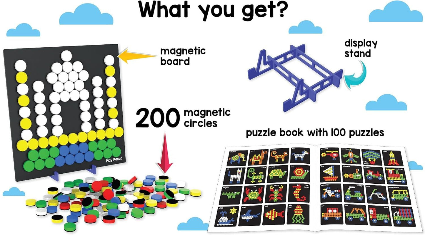 Magnetic Puzzle Circle – Fun, Portable, and Perfect for Developing Kids’ Skills
