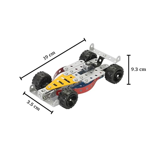 Mechanix Racing Cars Building and Construction Toy for Boys and Girls Age 7 yrs