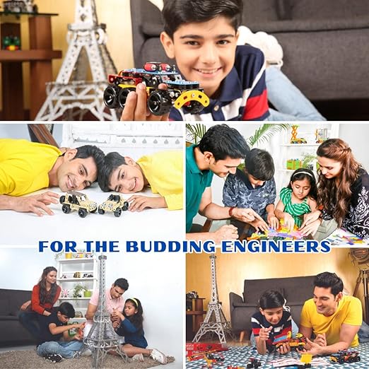 Mechanix Racing Cars Building and Construction Toy for Boys and Girls Age 7 yrs