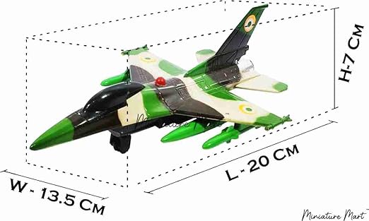 Centy F-16 Air Force-2 Fire Blade Plane for Kids, Pull Back Action