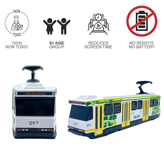 Centy Interactive Pull-Back Action Tram Toy