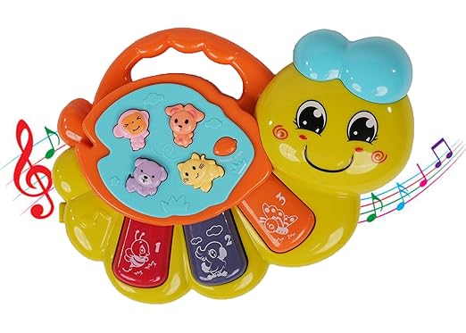 Baby Musical Piano Toy for 12-18 Months Educational Keyboard with Lights & Sounds Early Learning Toy for Boys & Girls Green
