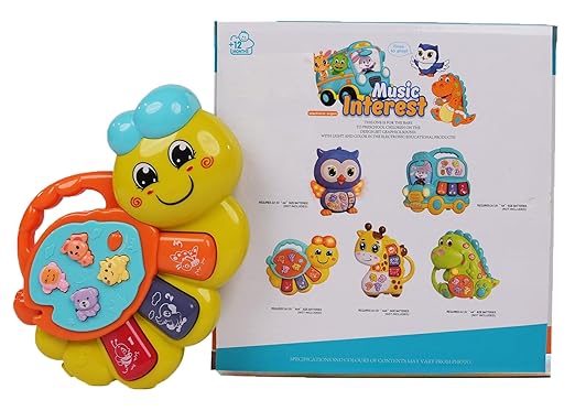 Baby Musical Piano Toy for 12-18 Months Educational Keyboard with Lights & Sounds Early Learning Toy for Boys & Girls Green