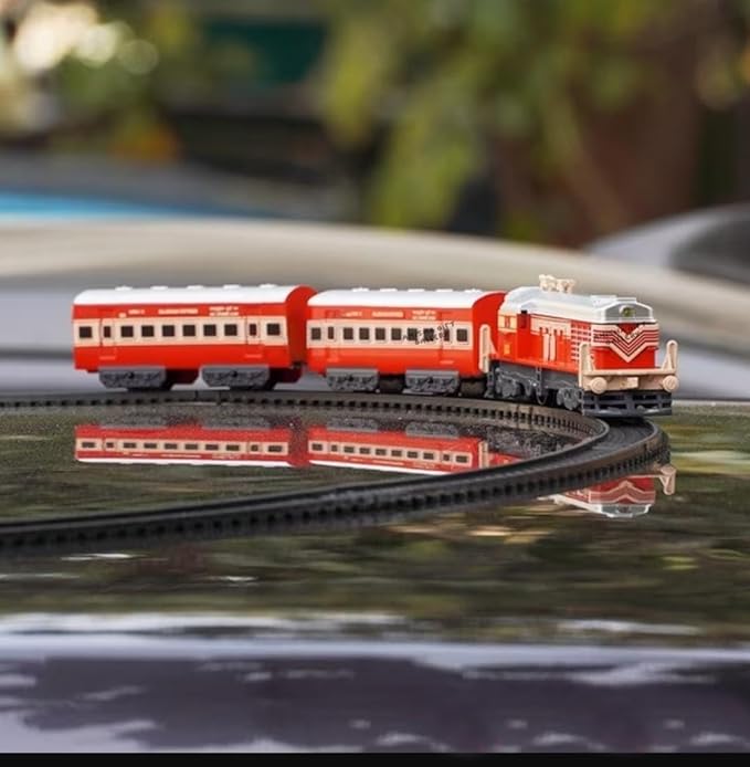 Indian Passenger Train Set – Battery Operated Tracks – Fun for Kids 3+