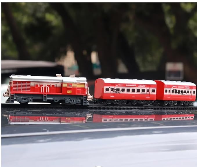 Indian Passenger Train Set – Battery Operated Tracks – Fun for Kids 3+