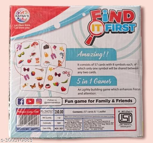 FIND IT FIRST GAME PR | The Ultimate Search & Win Game Shop