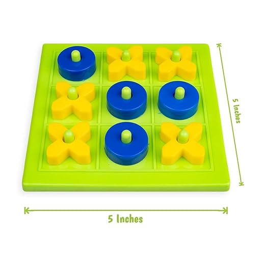Tic Tac Toe Toy – Zero & Cross 3D Board Game – Fun Strategy Play