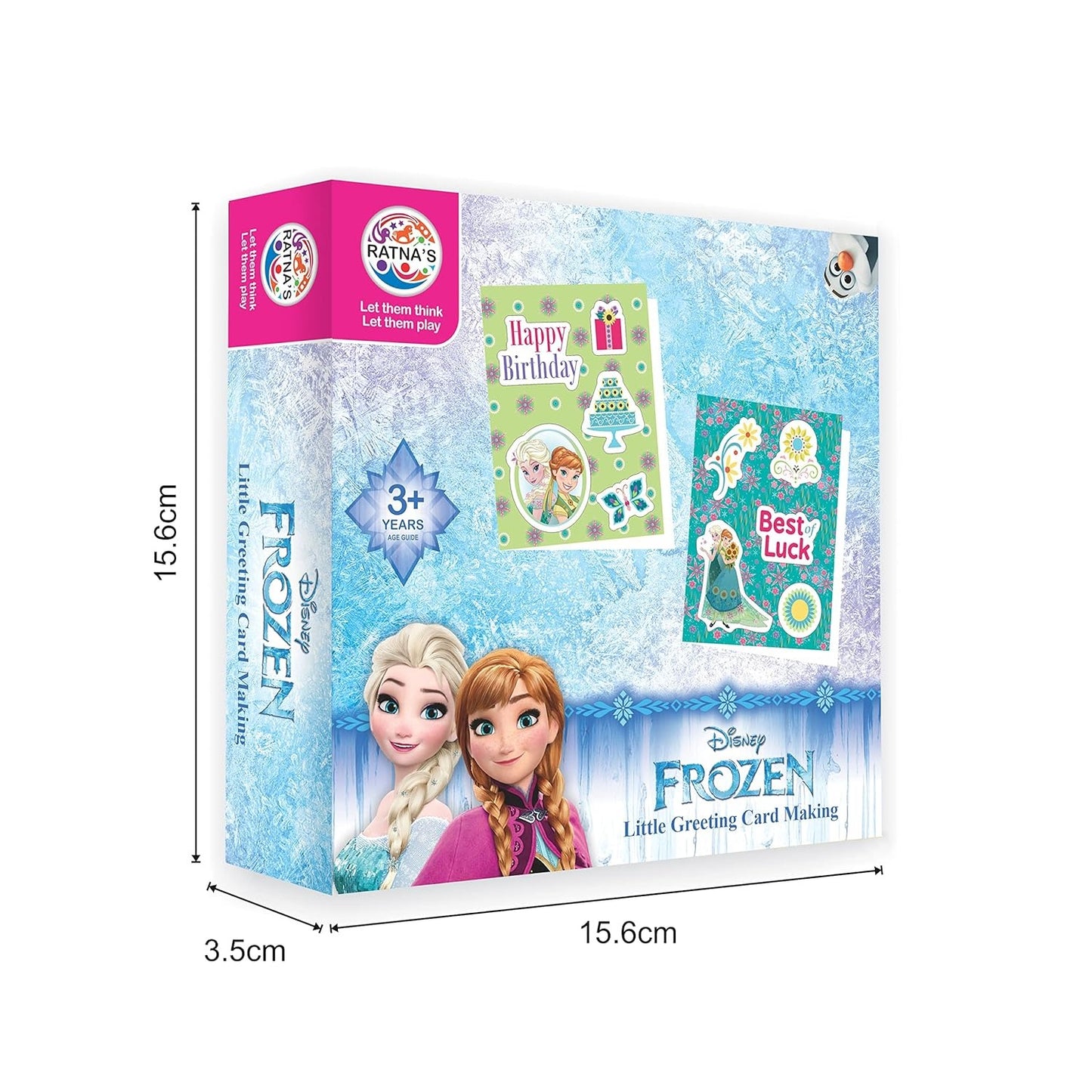 Ratna’s Frozen Themed DIY Greeting Card Making Kit – Creative Art & Craft Fun for Kids