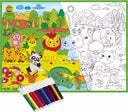 MY COLOURING MAT JUNGLE J – Color, Learn & Explore the Jungle!