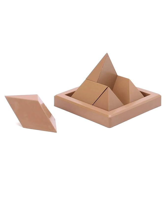 Ratna’s Multicolor Pyramid Puzzle – Brain-Boosting Fun Toy for Kids