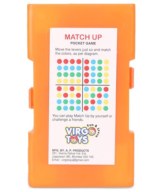 Matchup Game – Pack of 5 Matching Brain Games for Kids