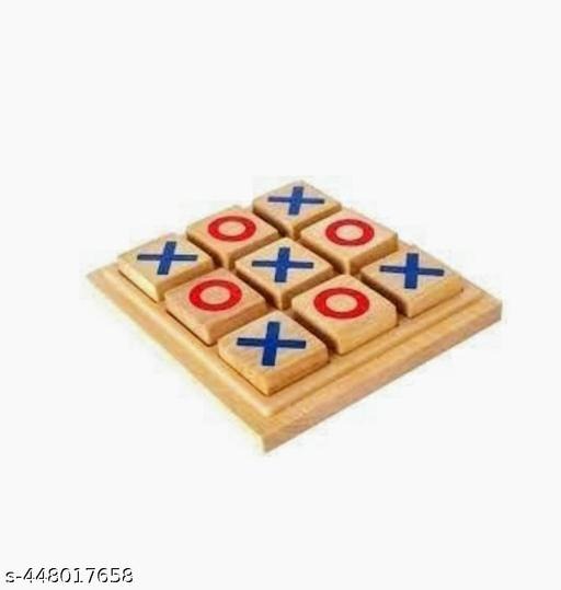 Wooden Tic Tac Toe – Classic Fun with a Natural, Elegant Touch