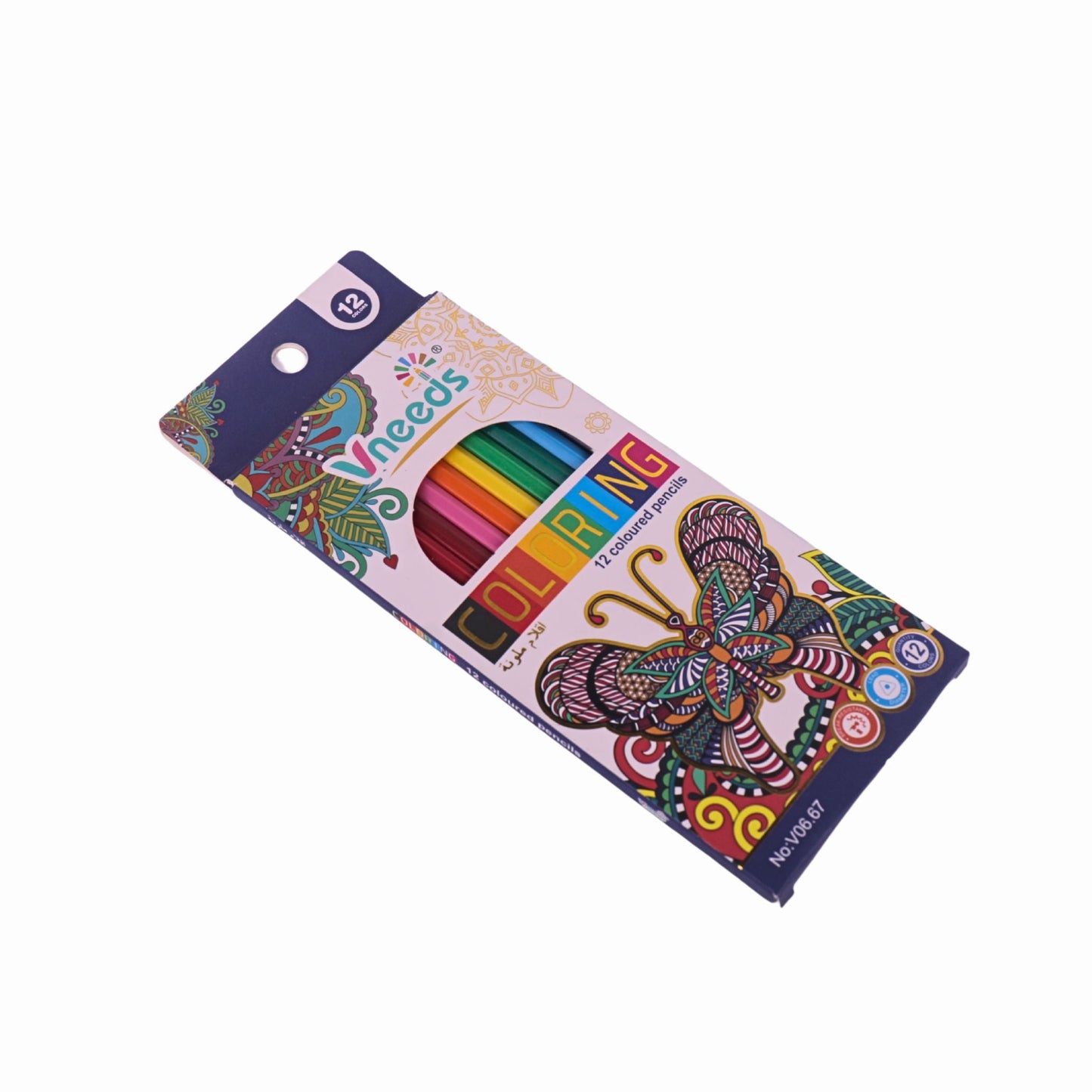 Vneeds 12-Coloured Pencils – Everyday Creativity with Reliable Performance