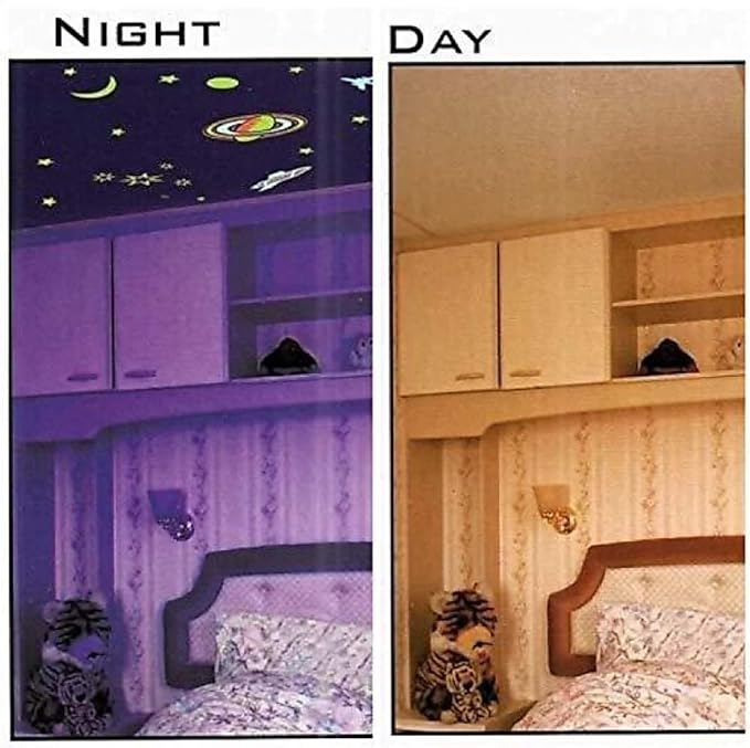 Galaxy Star Glow-in-the-Dark Wall Stickers – Ceiling & Room Décor – Pleasure Treasure