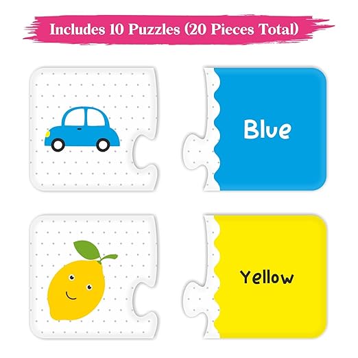 Webby Kaleidoscope Magical Educational Science Toy 12 Pieces Multicolor & Webby Colours 2 Pieces Learning Pack Jigsaw Puzzle Montessori Early Educational Pre School Puzzle Toys for 2 Years Kid