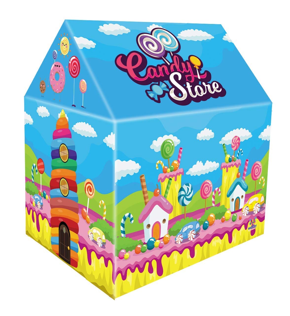 Webby Candy Play Tent House for Kids – Colorful Indoor & Outdoor Fun