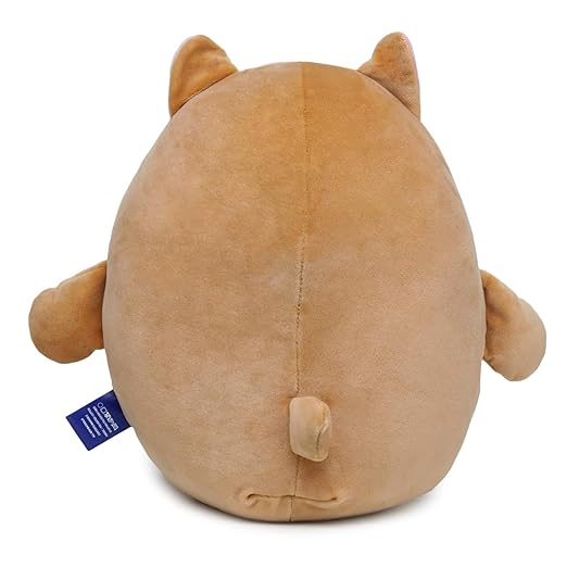 Webby Soft Animal Plush Dog Toy – 30 cm Cuddly Brown Puppy for Kids & Babies