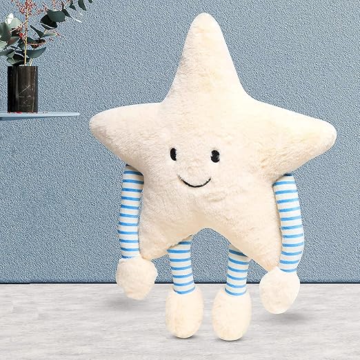 Webby Star Plush Pillow Doll – Soft Toy with Arms & Legs